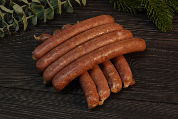 Фото Колбаски охотничьи из косули полукопченые