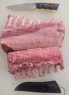 Корейка вольерного кабана на кости