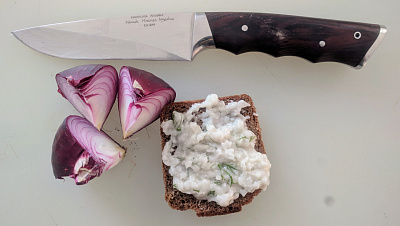 Превью Сало кабана кручёное с чесноком 400 гр