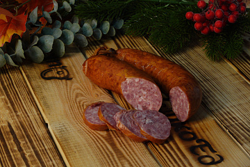 Фото Колбаса из лося с кабаном по-краковски (охлажденная)