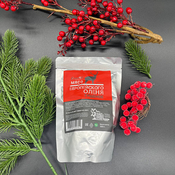 Фото Тушеное мясо Европейского оленя (в реторт-пакете)