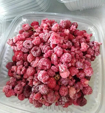 Фото Малина быстрозамороженная лесная 500 г