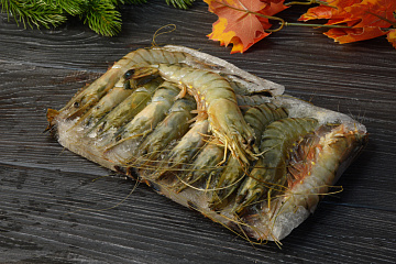 Фото Креветка черная тигровая с головой (16-20)