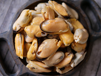 Превью Мидии очищенные варено-мороженые 1 кг (100/200)